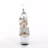 Pleaser - ADORE708NRS Sandale à bride à la cheville, Pole dance chaussures - Transparent/Transparent Product image